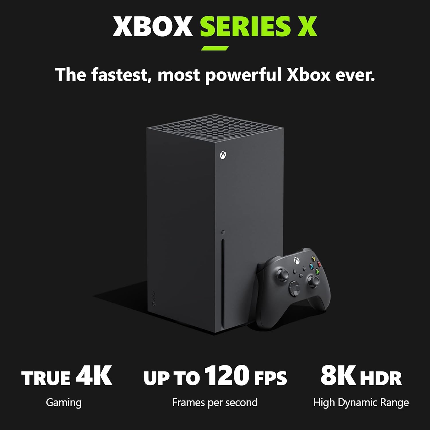 Xbox Series X – Forza Horizon 5 Bundle – Includes Forza Horizon 5 Premium Edition – 1TB SSD Gaming Console – 4K Gaming – 4K Streaming – Carbon Black - Image 2