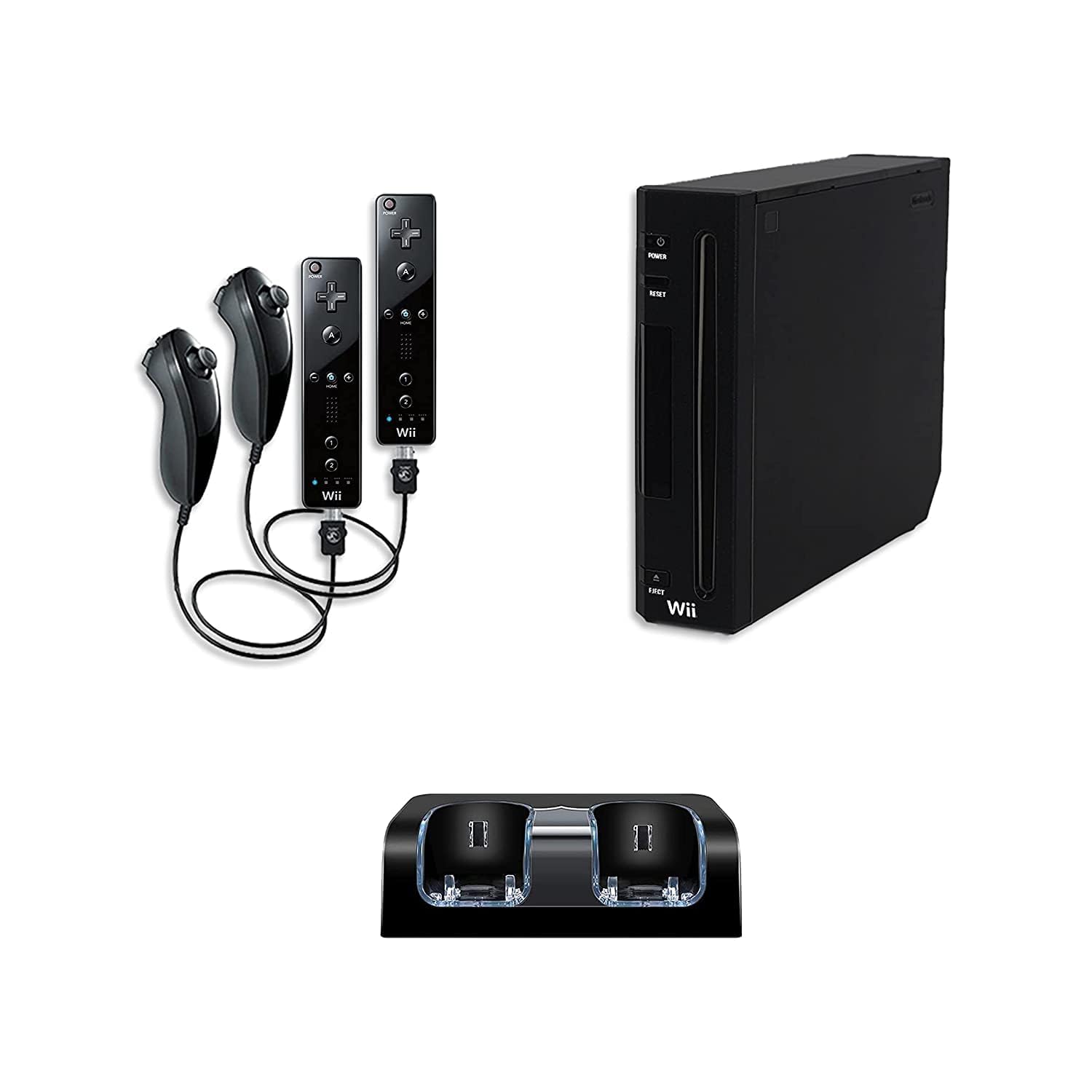 Nintendo Wii Console, Black Premium Bundle (Renewed) - Image 7