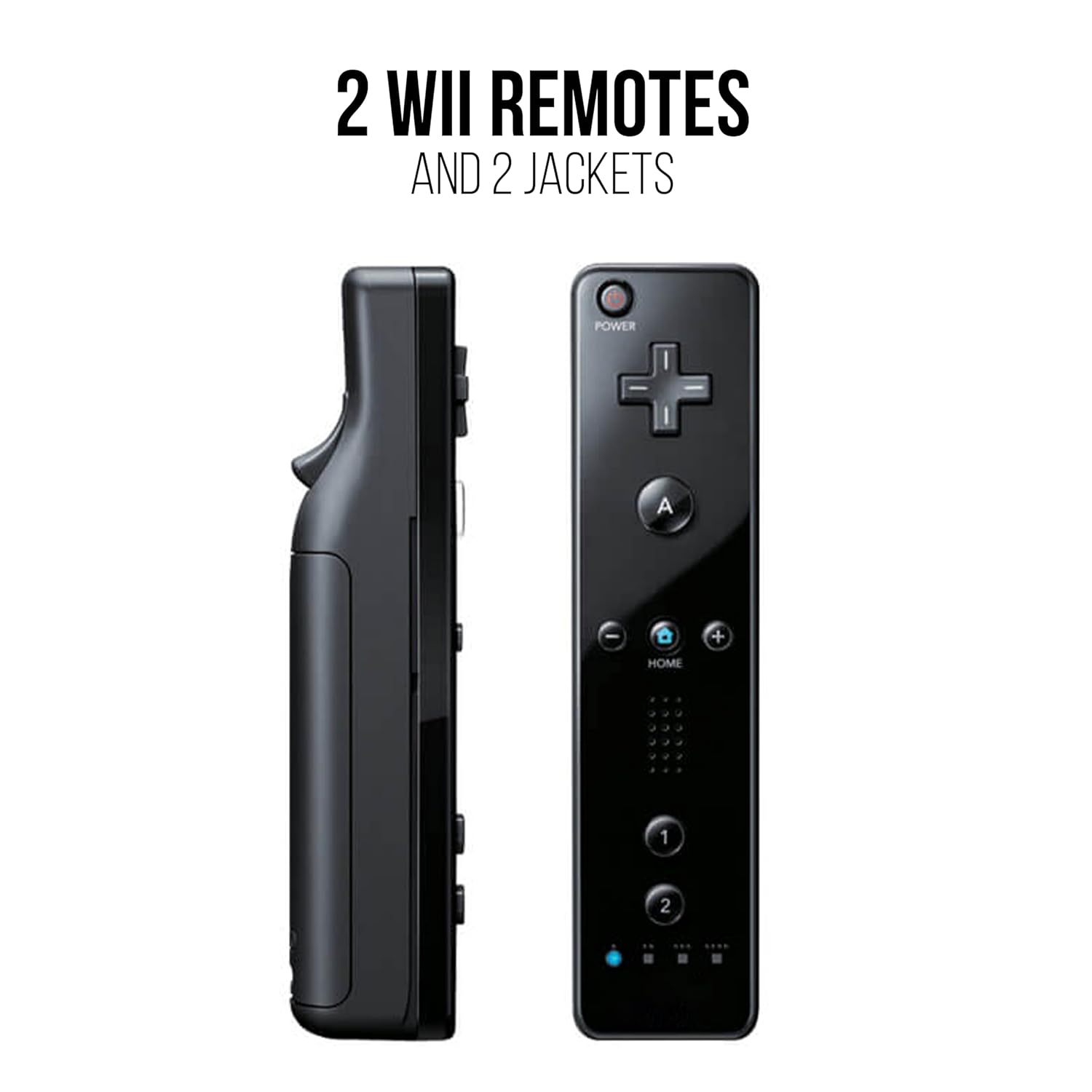 Nintendo Wii Console, Black Premium Bundle (Renewed) - Image 3