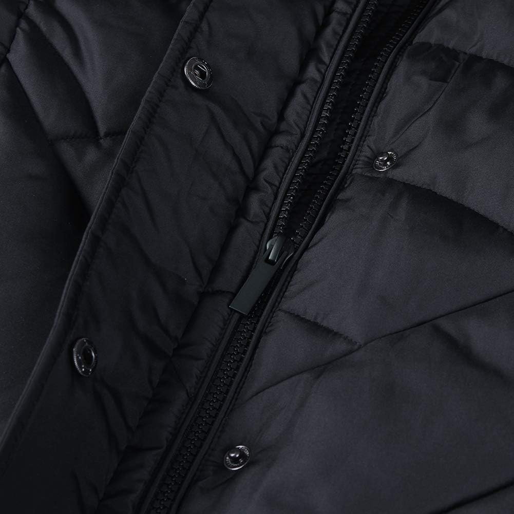 BINACL Women's Winter Warm Thicken Long Outwear Pockets Coat Parka Jacket XS-3XL - Image 8