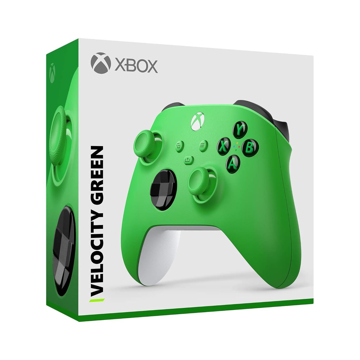 Xbox Core Wireless Gaming Controller – Velocity Green Series X|S, One, Windows PC, Android, and iOS - Image 5
