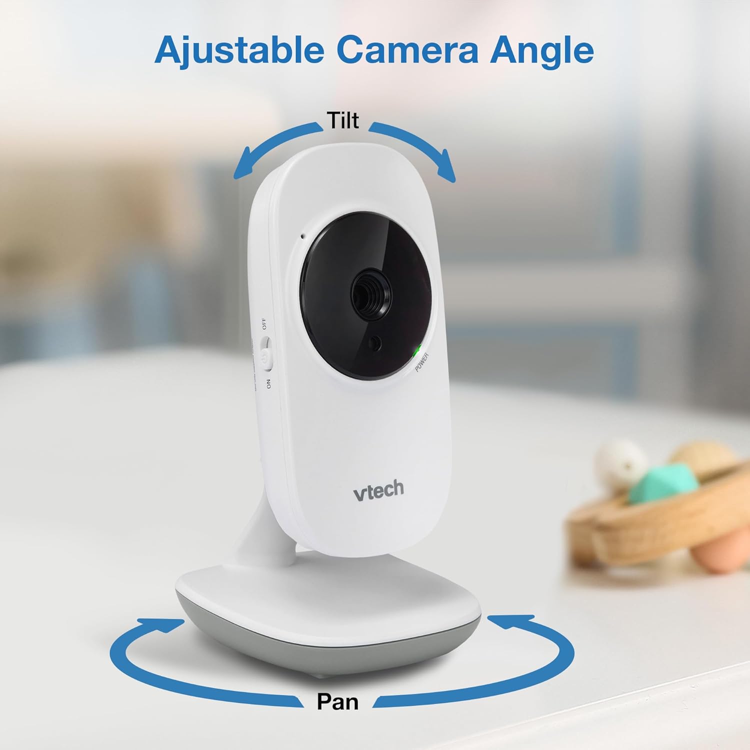 VTech VM819-2 Baby Monitor, 2.8” Screen, 2 Cameras, 1000ft Range, Night Vision, 2-Way Audio, Temperature Sensor, Lullabies, Secured Transmission No WiFi - Image 3