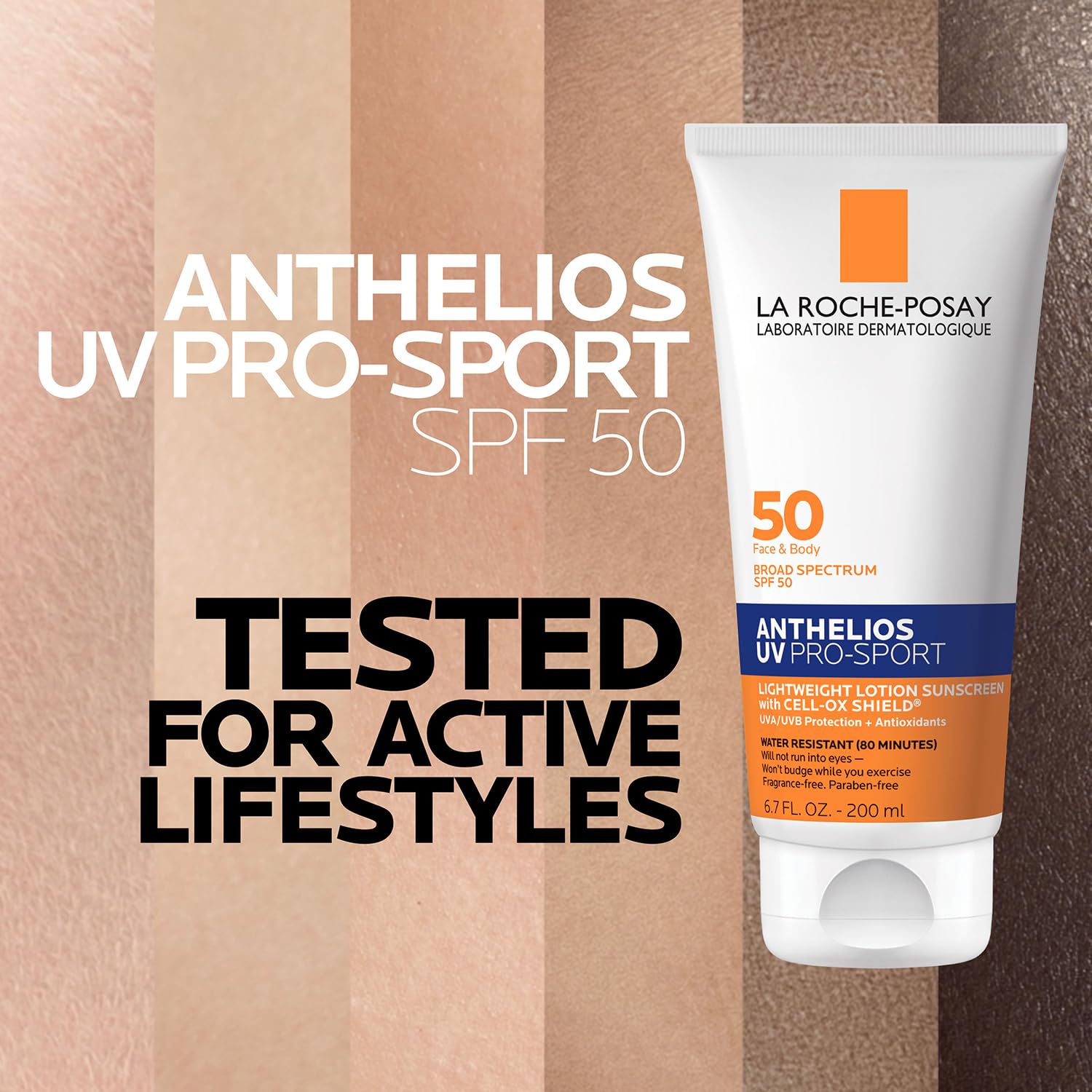 La Roche Posay Anthelios UV Pro-Sport Sunscreen SPF 50, Daily Sunscreen for Face with Vitamin B5 and Vitamin E, Broad Spectrum Invisible SPF Protection, Water Resistant, Non Greasy - Image 6