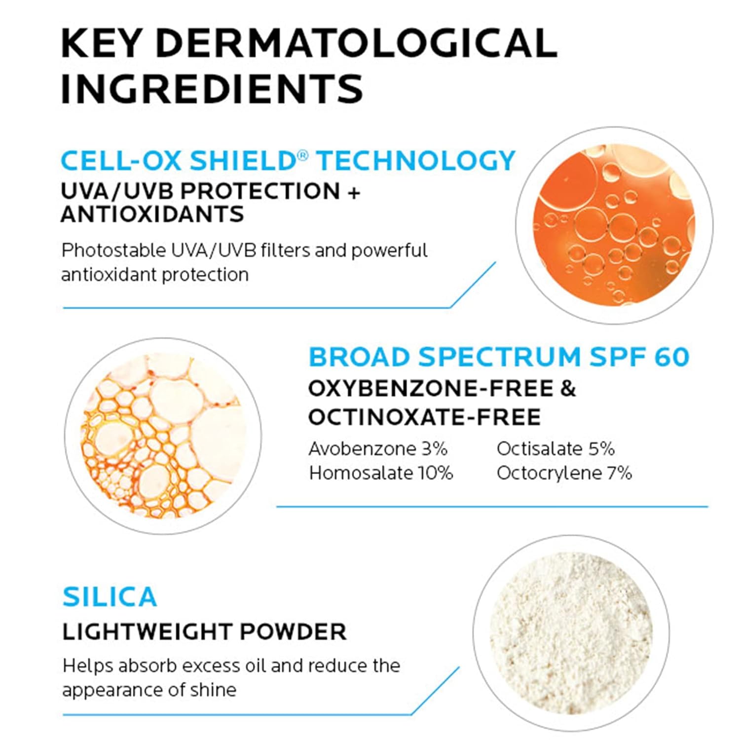 La Roche-Posay Anthelios Light Fluid Facial Sunscreen SPF 60, Lightweight Sunscreen For Face, Fluid Texture, Broad Spectrum SPF + Antioxidants, Oil Free & Oxybenzone Free, Travel Size 1.7 Fl. Oz. - Image 5