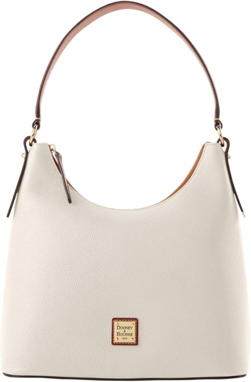 Dooney & Bourke Women’s Hobo Bag in Pebble Grain Leather, Large Handbag with Single Shoulder Strap