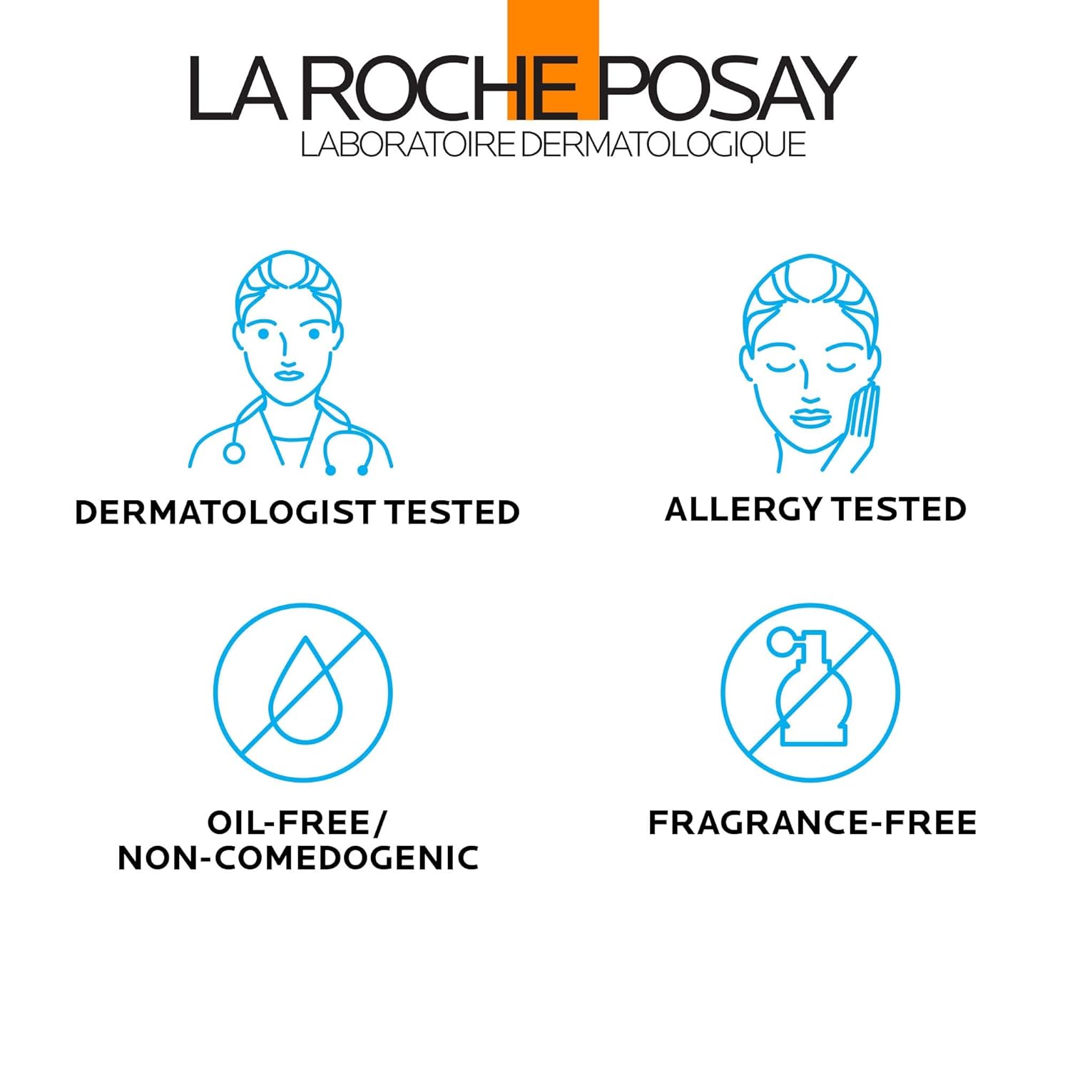La Roche-Posay Anthelios Light Fluid Facial Sunscreen SPF 60, Lightweight Sunscreen For Face, Fluid Texture, Broad Spectrum SPF + Antioxidants, Oil Free & Oxybenzone Free, Travel Size 1.7 Fl. Oz. - Image 7