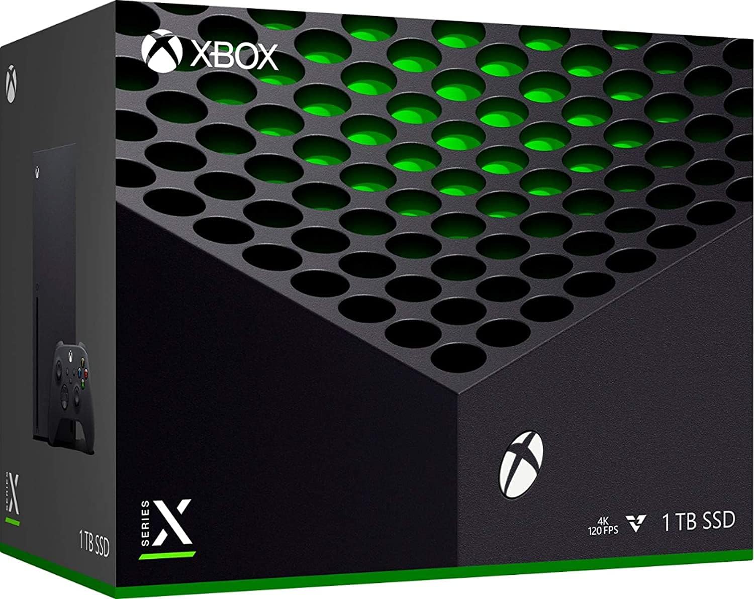 X-Box Series X Gaming Console Bundle - 1TB SSD Black X-Box Console with Two Wireless Controllers -Black and White -and ahaghug Authorized HDMI Cable - Image 4