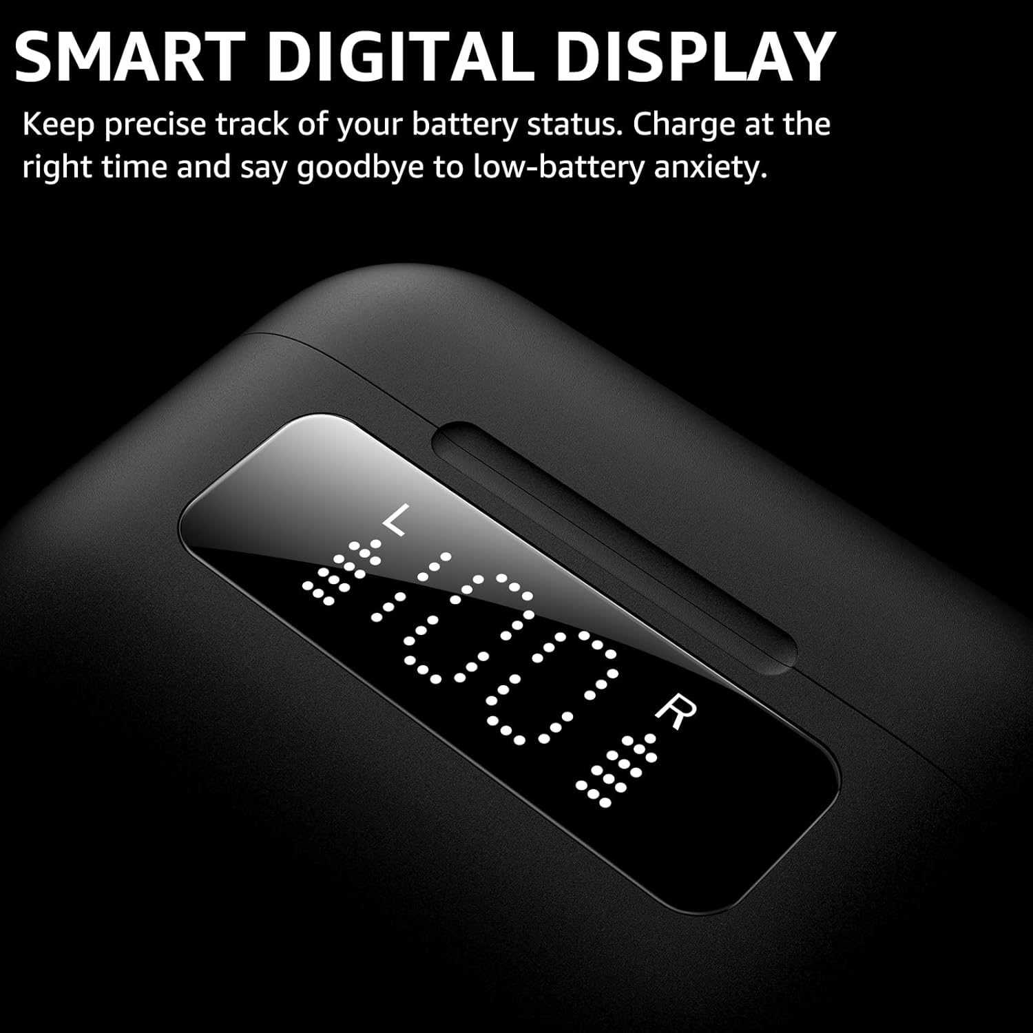 TOZO Hybrid Active Noise Cancelling Wireless Earbuds with 6 Mics AI Clear Call Ear Buds 55H Playtime with LED Display 32 Preset EQs via APP Bluetooth 5.3 IPX8 Waterproof in Ear Headphones - Image 2