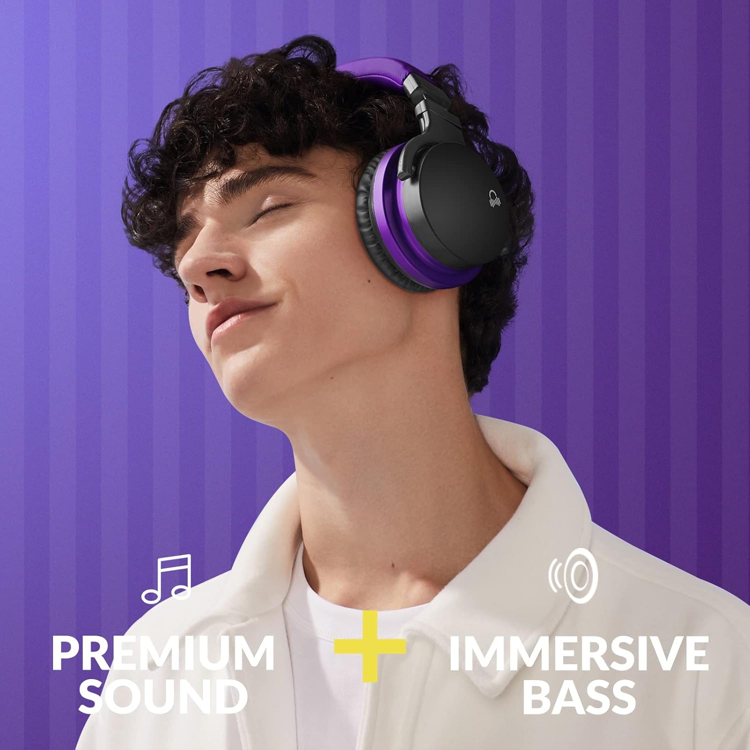 Million Sold Classic E7 Active Noise Cancelling Headphones with Upgraded HD Sound, Wireless Bluetooth Headphones Over The Ear Unequaled Comfort, Vivid Deep Bass, for Home Office Travel Birthday Gift - Image 3