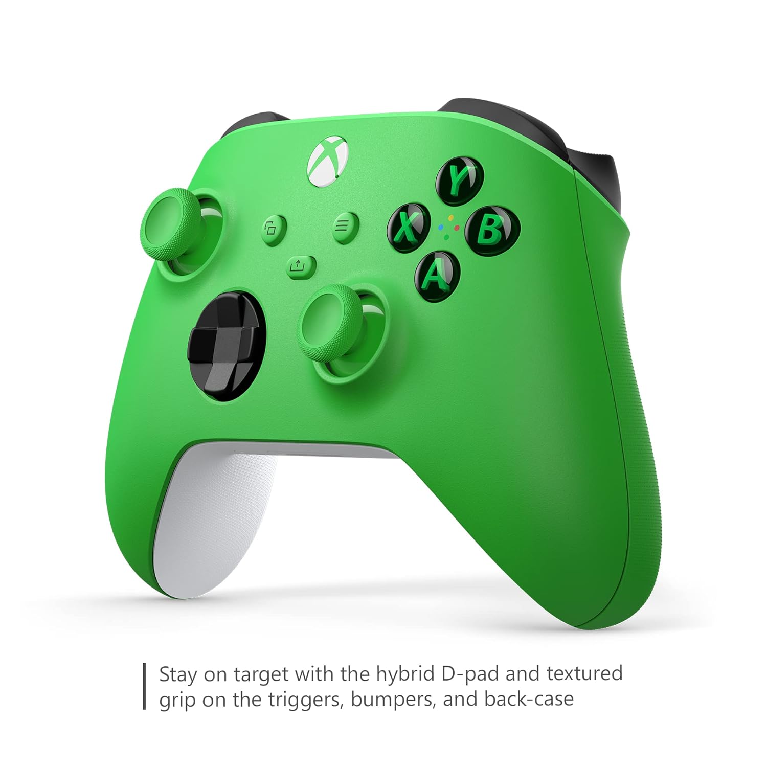 Xbox Core Wireless Gaming Controller – Velocity Green Series X|S, One, Windows PC, Android, and iOS - Image 2