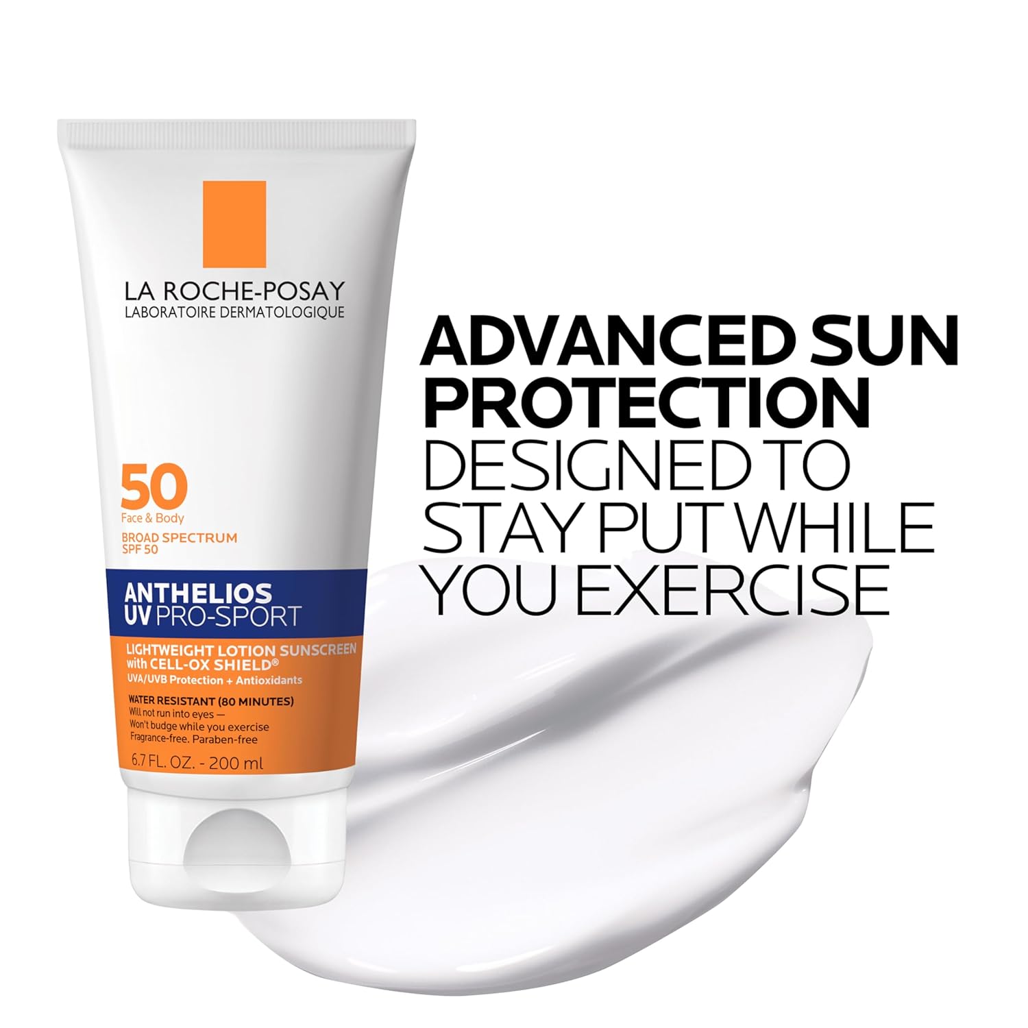 La Roche Posay Anthelios UV Pro-Sport Sunscreen SPF 50, Daily Sunscreen for Face with Vitamin B5 and Vitamin E, Broad Spectrum Invisible SPF Protection, Water Resistant, Non Greasy - Image 5