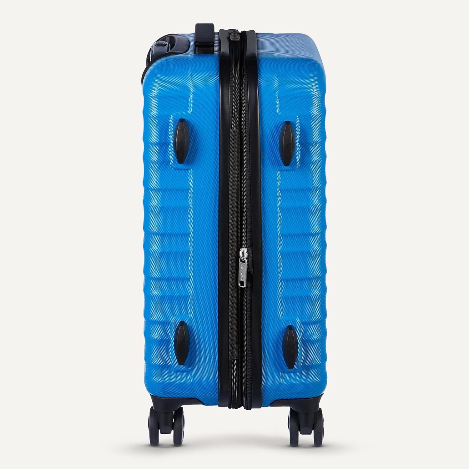 Amazon Basics 30 in Hardside Checked Luggage, Hardshell Suitcase With Wheels, Expandable For Up to 15% More Space, With Scratch-Resistant Surface, Four Multi-directional Wheels, Light Blue - Image 5