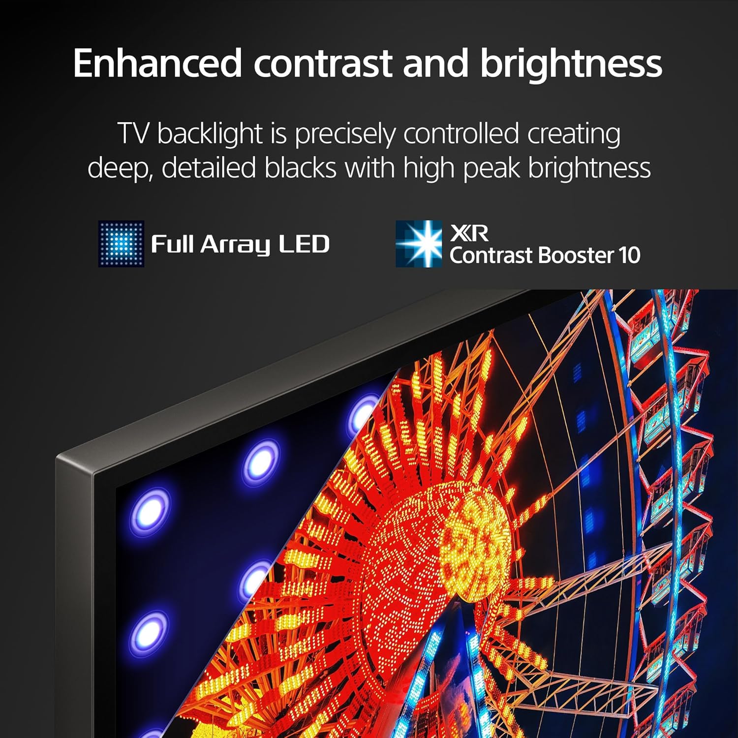 Sony 75 Inch 4K Ultra HD TV X90L Series: BRAVIA XR Full Array LED Smart Google TV with Dolby Vision HDR and Exclusive Features for The PlayStation® 5 XR75X90L- Latest Model,Black - Image 3